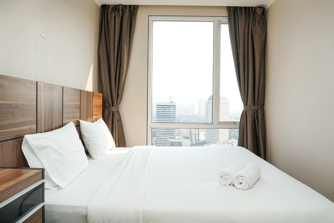 Pangsapuri 92 m² dengan 3 bilik tidur dan 2 bilik mandi peribadi di Senayan Jakarta Luaran gambar