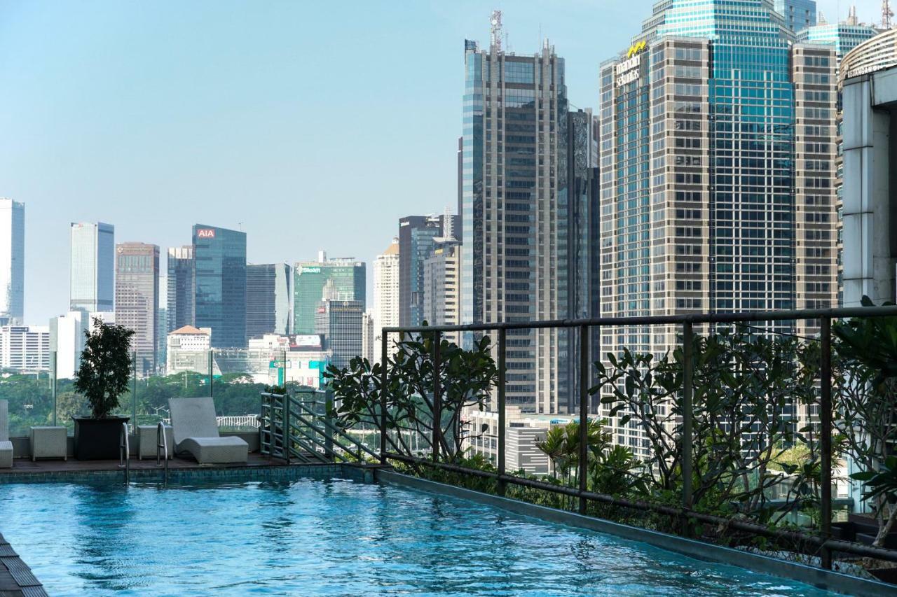 Pangsapuri 92 m² dengan 3 bilik tidur dan 2 bilik mandi peribadi di Senayan Jakarta Luaran gambar